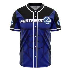 NWT Fantastic 4 Marvel Baseball Jersey